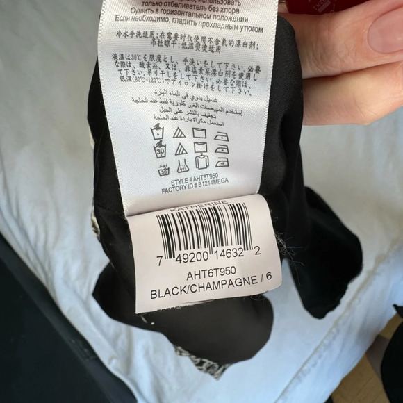 Max and  Cleo Womens One Shoulder Sheath Cocktail Dress Ruched Black Size 6 sexy - Picture 13 of 13